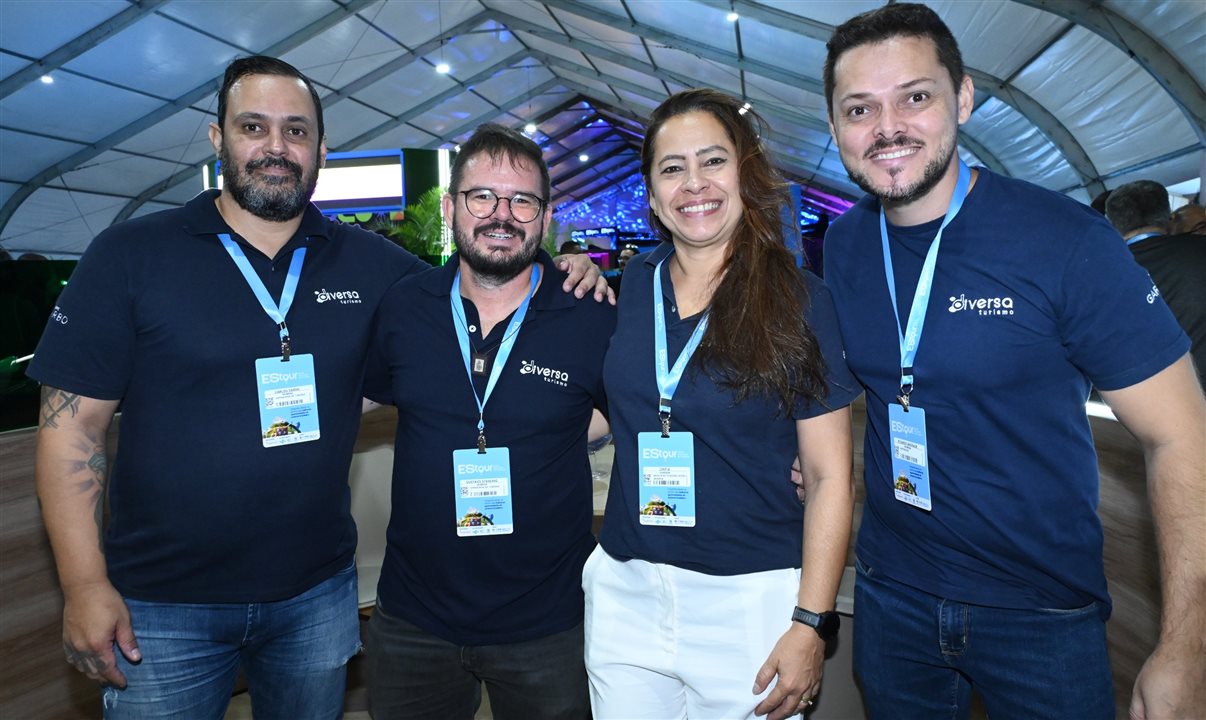 Carlos Sardo, Gustavo Starling, Cintia Pereira e Ricardo Andrade, da Diversa