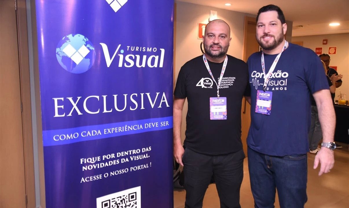 Leandro Roberto e Paulo Biscaia, da Visual Turismo