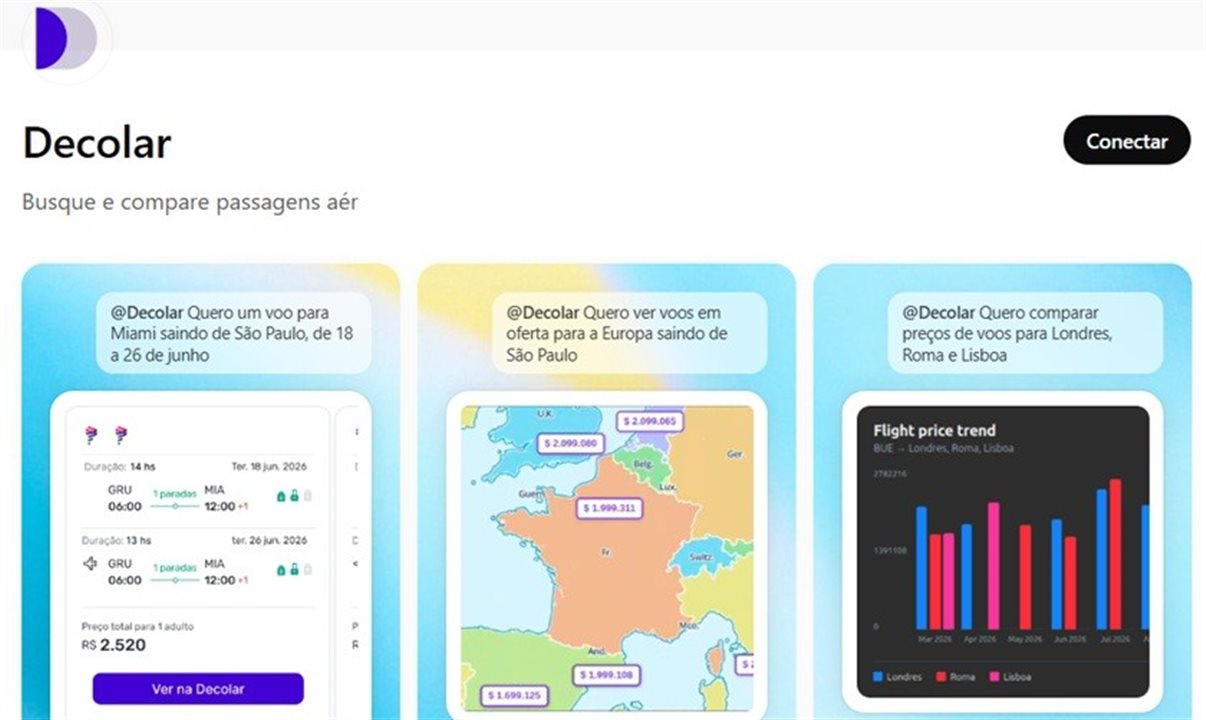 Decolar agora está dentro do ChatGPT