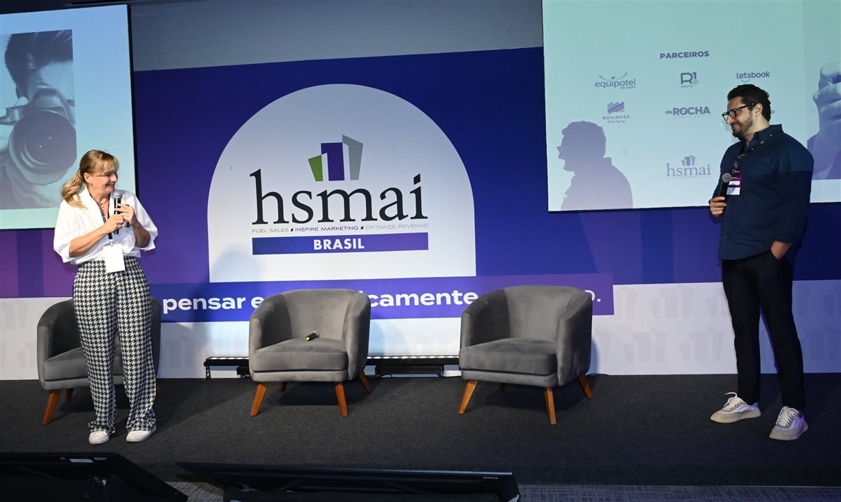 Gabriel Otto, presidente da HSMAI Brasil e América Latina, e Daniel Pereira, diretor e gerente geral da Equipotel