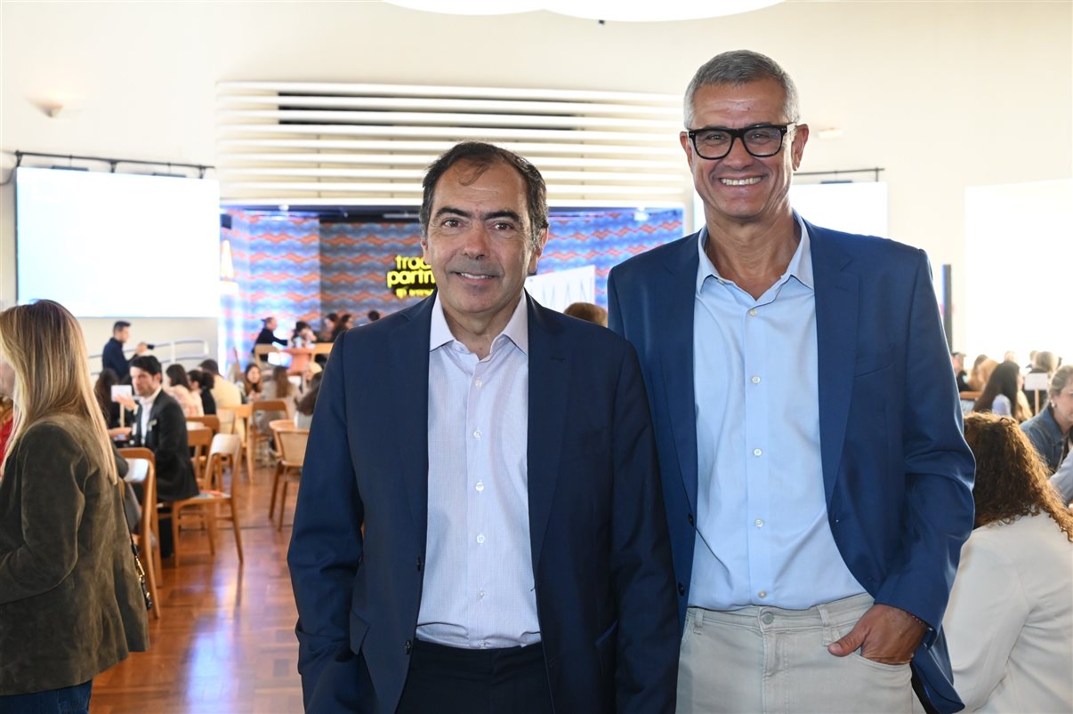 Tomas Perez, CEO do TP Group, e Leonardo Mignani, vice-presidente comercial do grupo e diretor da TP Air