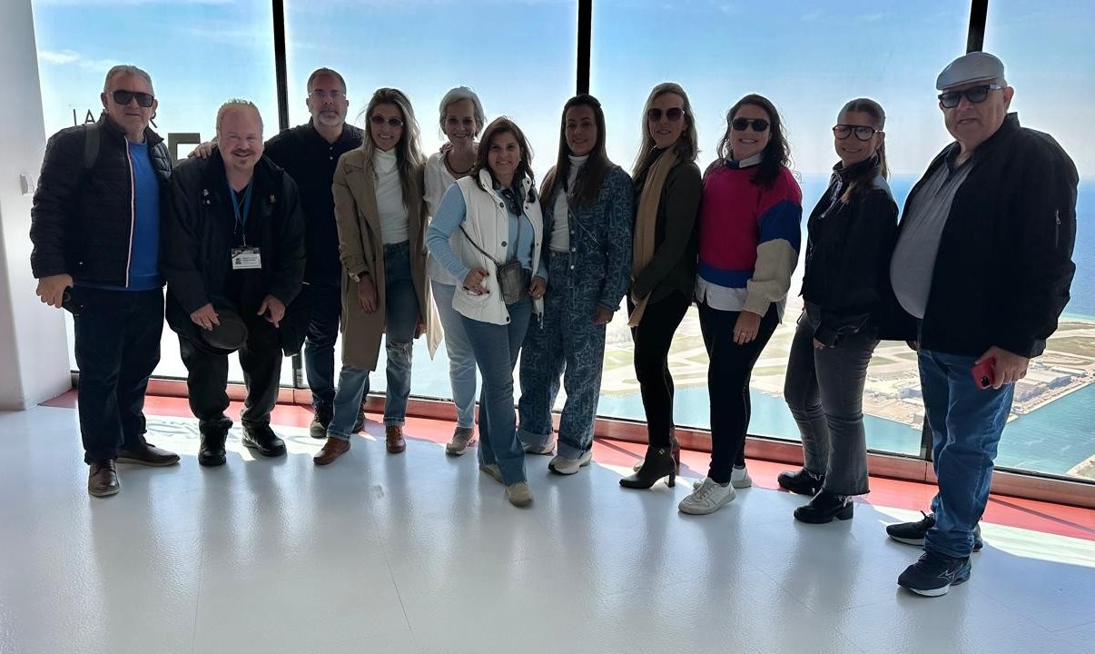  Grupo na CN Tower