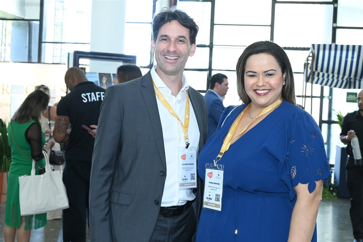 Alvaro Maradei e Thais Martins, da Primetour