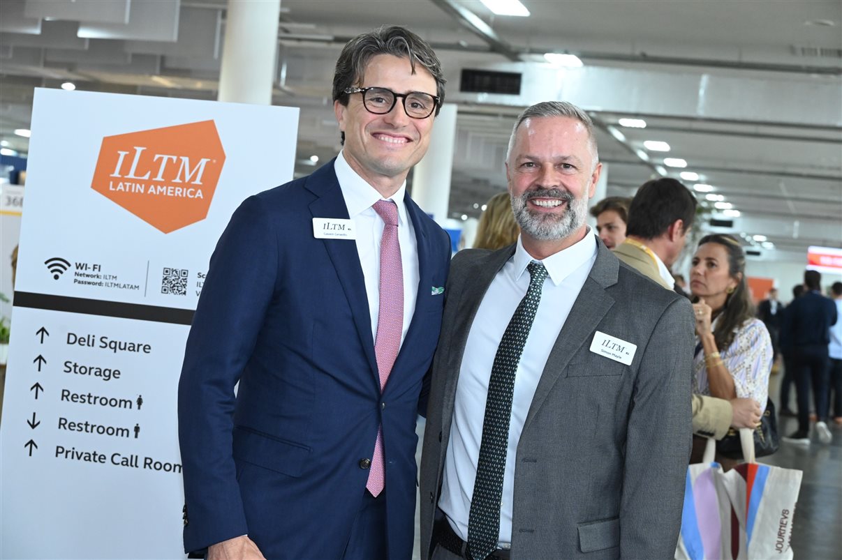 Gawein Geraedts com Simon Mayle, da ILTM