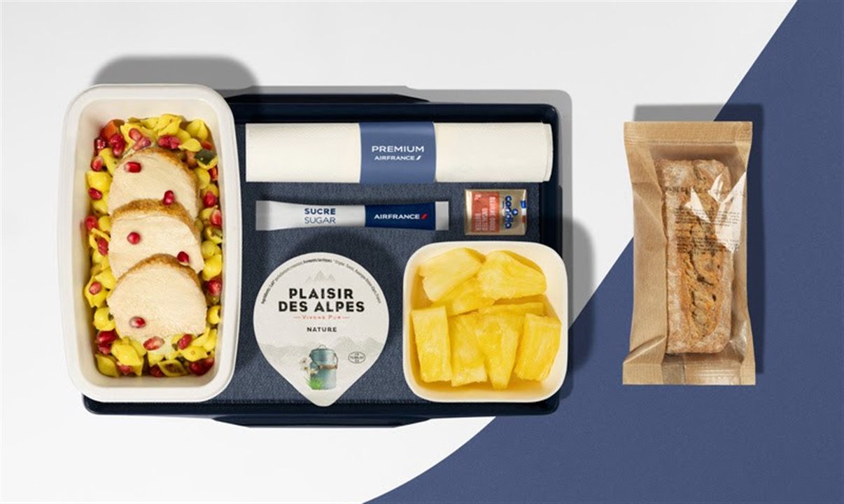 Segunda refeição da cabine Premium