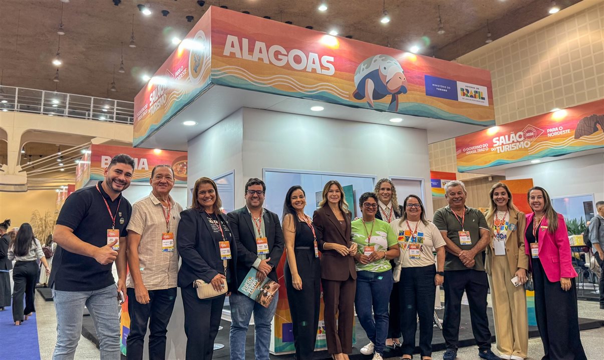 Delegação da Setur-AL no Salão do Turismo