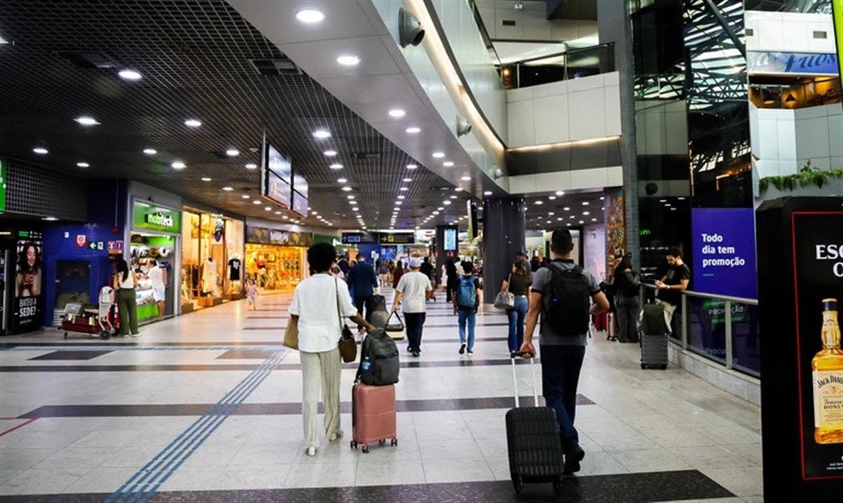 Entre os terminais nordestinos com maior fluxo de passageiros, Recife (PE) liderou a movimentação com 1,38 milhão de passageiros no 1º trimestre