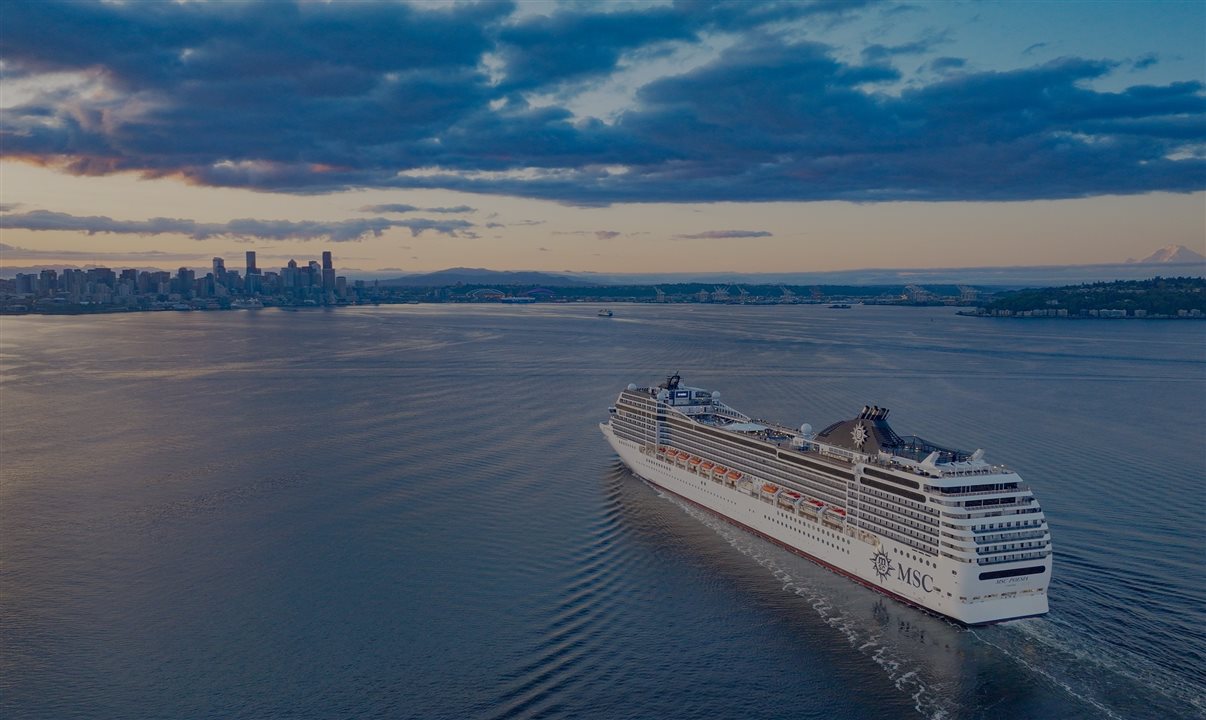 MSC Poesia chega a Seattle marcando o início da primeira temporada da MSC Cruzeiros no Alasca