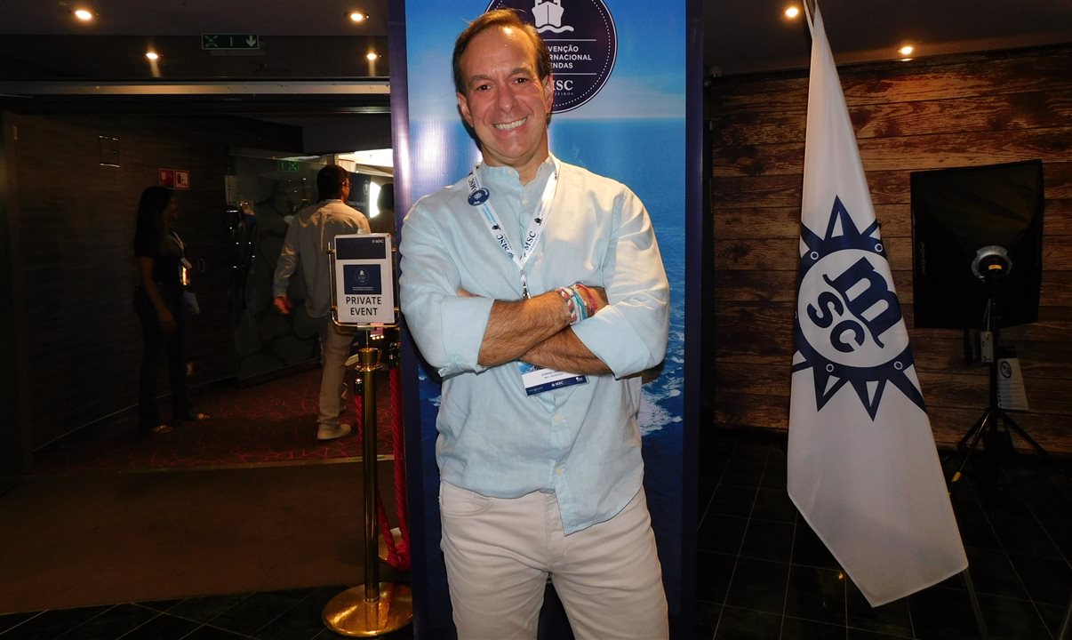 Adrian Ursilli, diretor da MSC Cruzeiros no Brasil