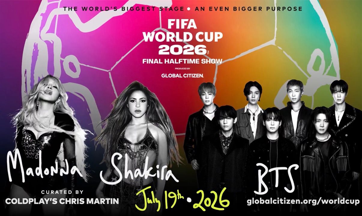 Pela primeira vez, a decisão do torneio terá um show do intervalo nos moldes do tradicional espetáculo do Super Bowl: Shakira, Madonna e BTS protagonizarão o espetáculo