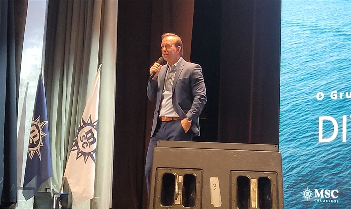 Adrian Ursilli, diretor da MSC Cruzeiros no Brasil