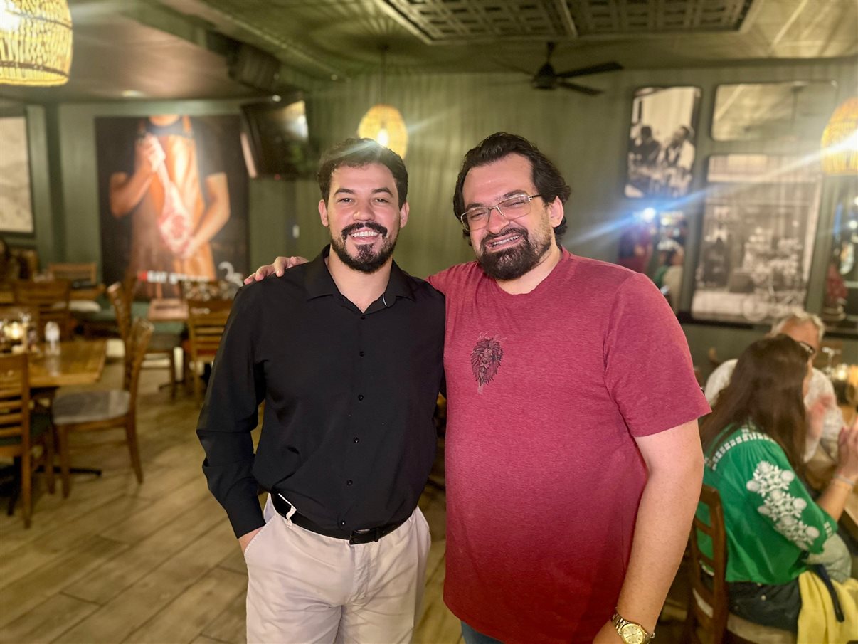 Guilherme Aguilar (Goya Travel) e Yuri Pitalunga (Just Tur)