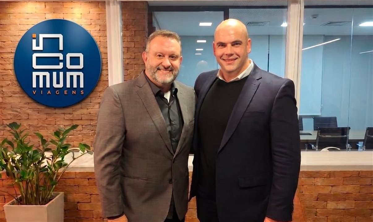 Fábio Frassetto, diretor da Incomum, e Vitor Santos, novo contratado pela operadora