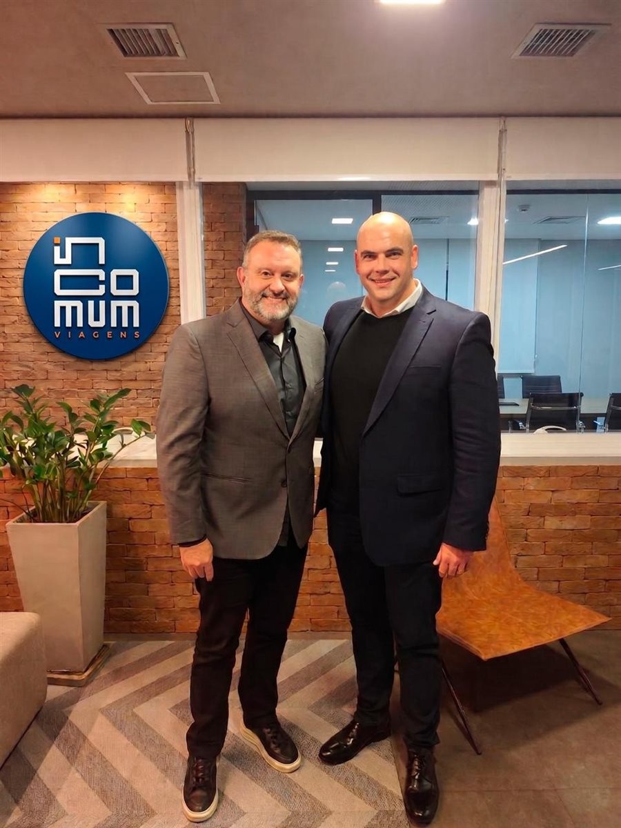 Fábio Frassetto, diretor da Incomum, e Vitor Santos, novo contratado pela operadora
