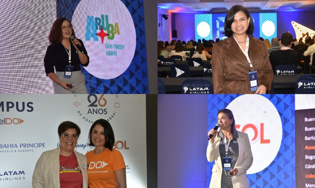 Aruba, Impressive Resorts, Disney e Gol foram algumas marcas que apresentaram dicas aos agentes de viagens neste Campus HotelDO BH