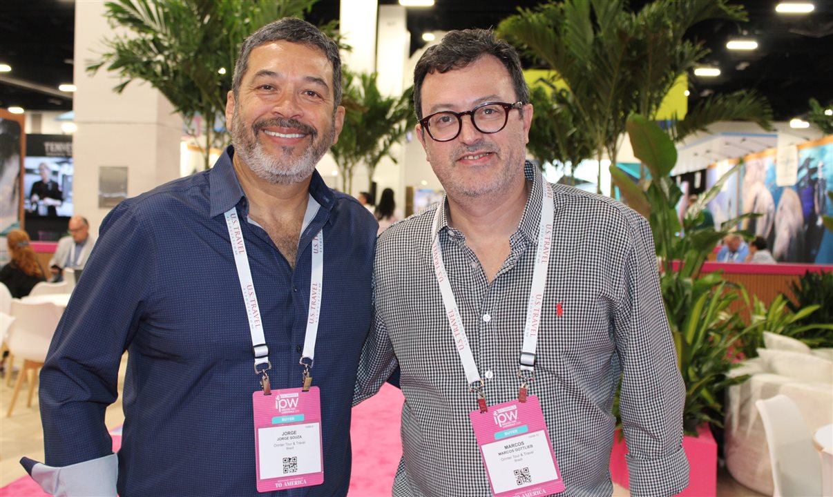 Jorge Souza e Marcos Gottlieb, da Orinter