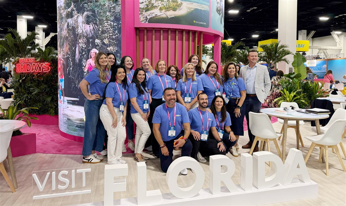 Delegação do Visit Florida no IPW 2026