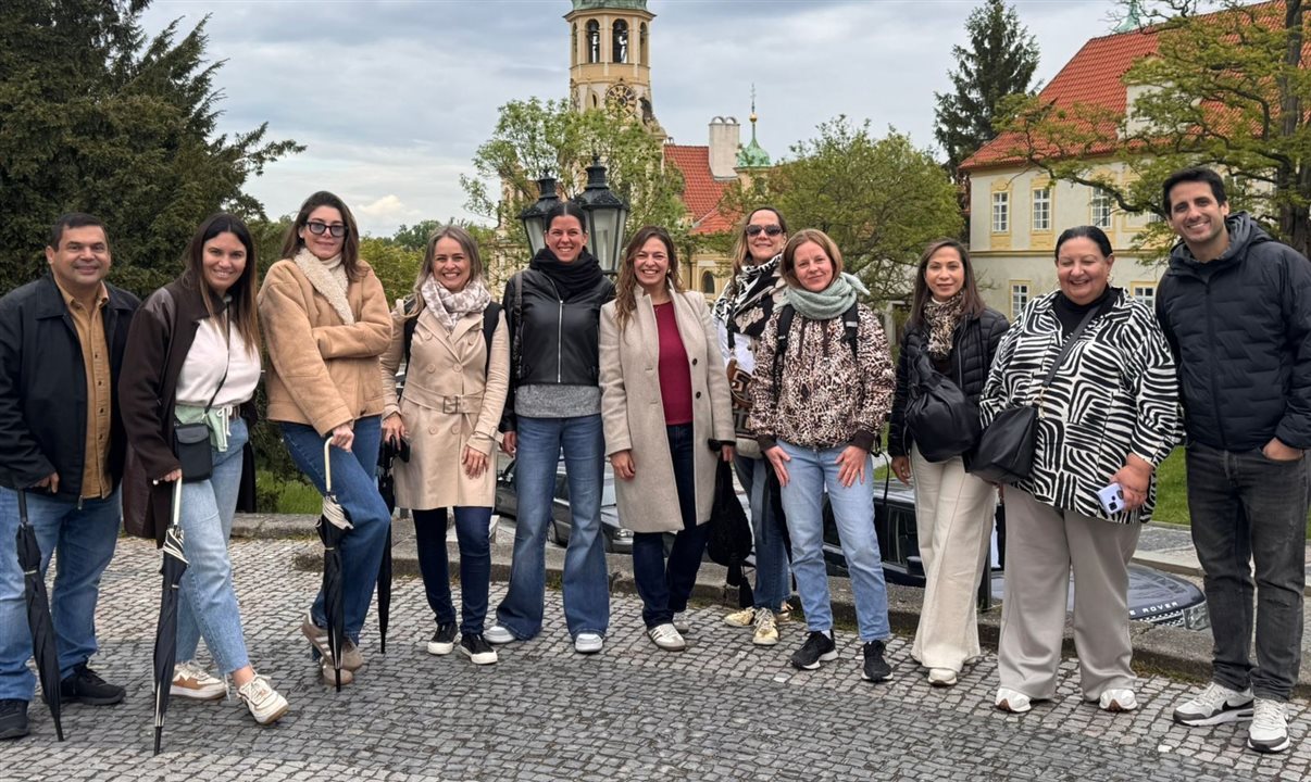 Grupo de hosted buyers em Praga
