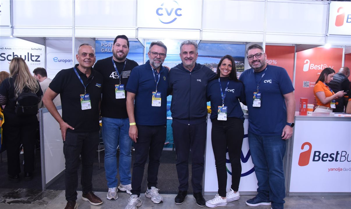 Executivos de CVC Viagens, Visual Turismo e Trend participam da feira catarinense representando a CVC Corp