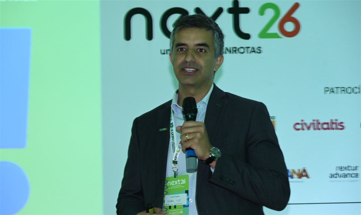 Daltron Neto, do Viaje Paraná, apresentou os diferenciais do Estado no PANROTAS Next Vitória
