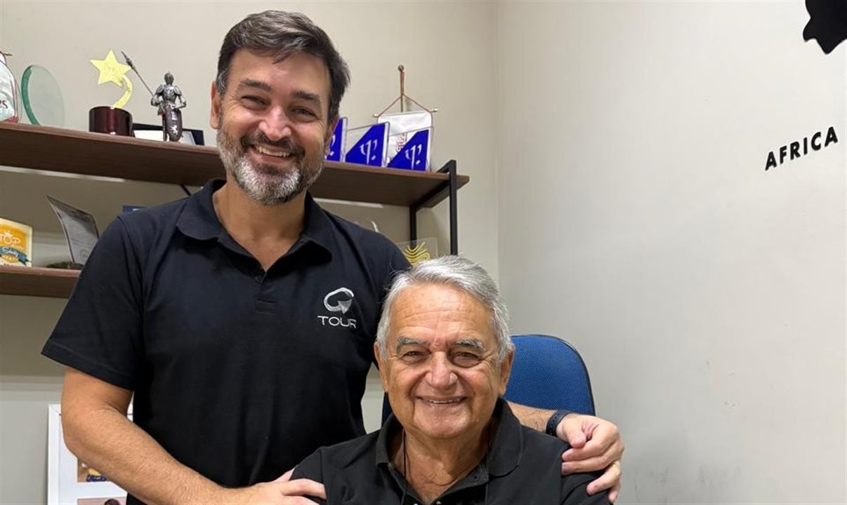 Marcelo e Haylton Gatti, pai e filho são os fundadores da G Tour