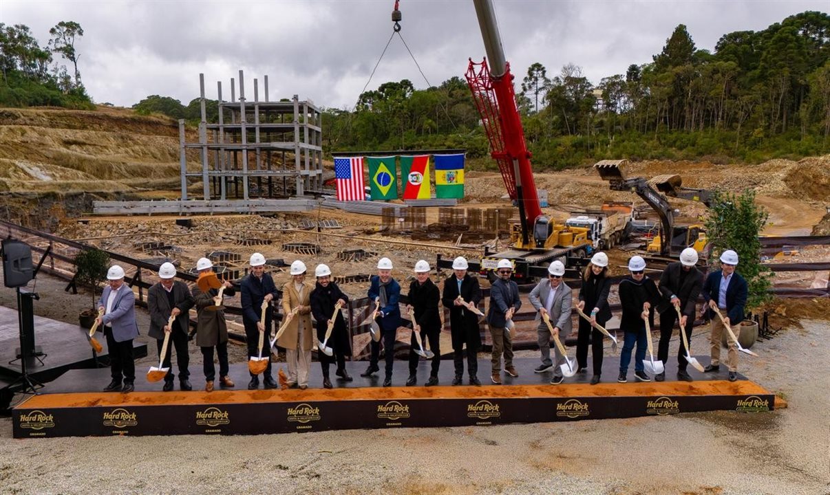Hotel começa a ser construído na Serra Gáucha (RS)