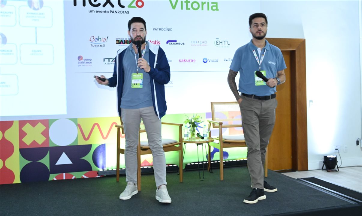Hugo Lagares e Bruno Baeta, da Visual Turismo