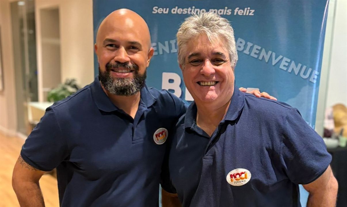 Fabiano Araujo e Egidio Verza, da RCA Turismo