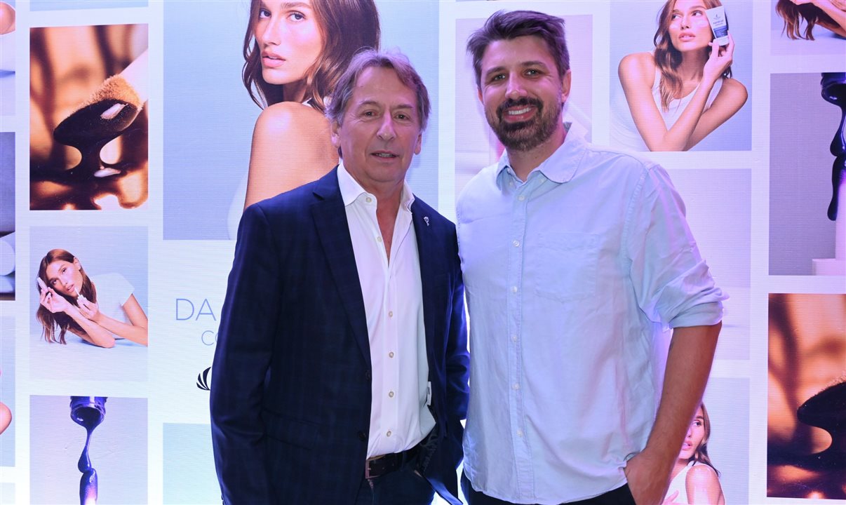 Janyck Daudet, do Club Med, e Alan Rossi, da Mantecorp Skincare
