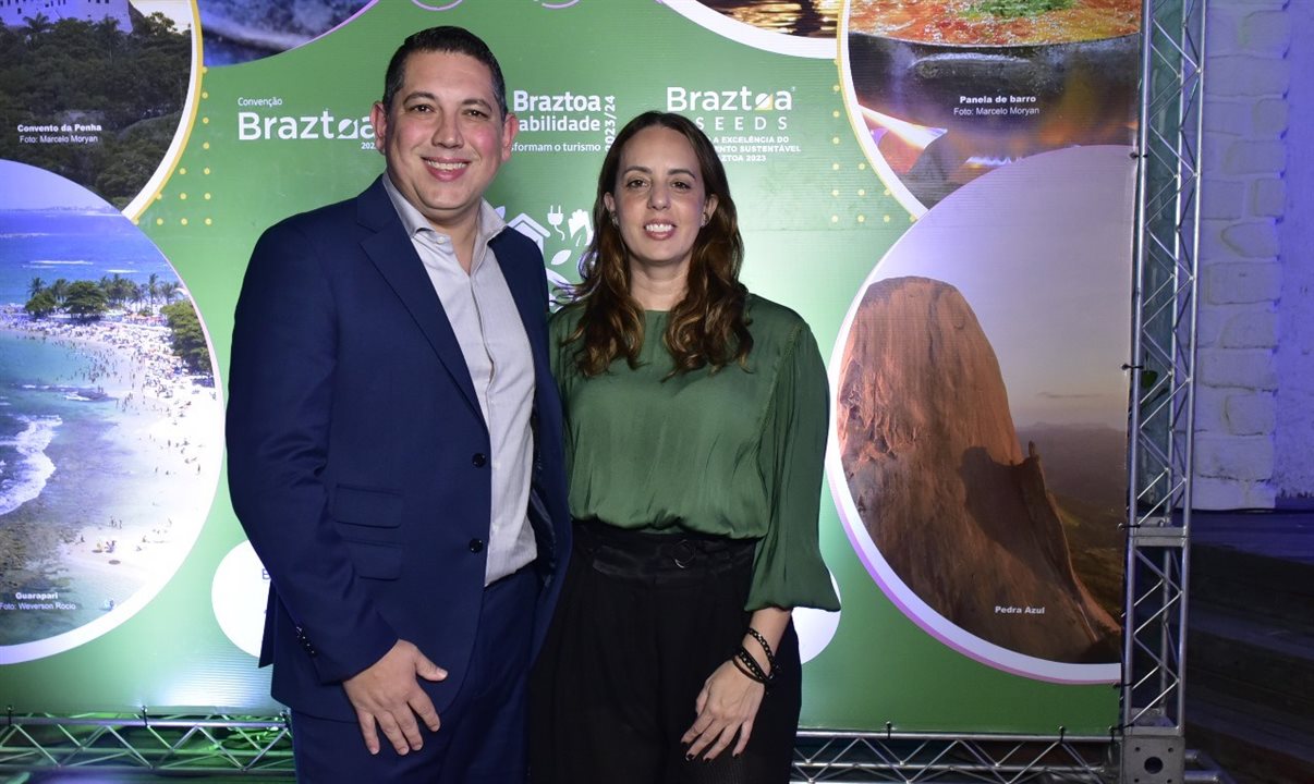 Marina Figueiredo e Fabiano Camargo, da Braztoa