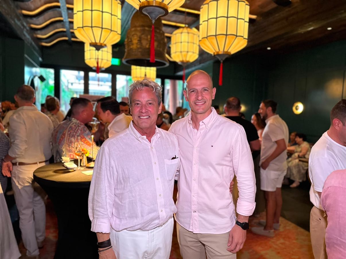 Mario Leon, fundador e CEO da MJL Select, e Rodrigo Napoli, diretor geral da empresa de representação de luxo