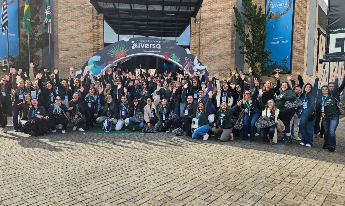 Agentes de viagens que participam do Workshop da Diversa em Campos do Jordão (SP)