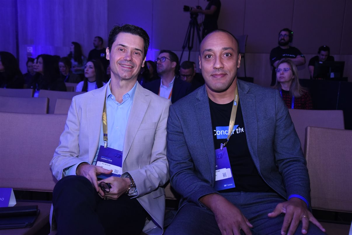 Rui Botelho, da SAP Brasil, e Denis Tassitano, da SAP Concur