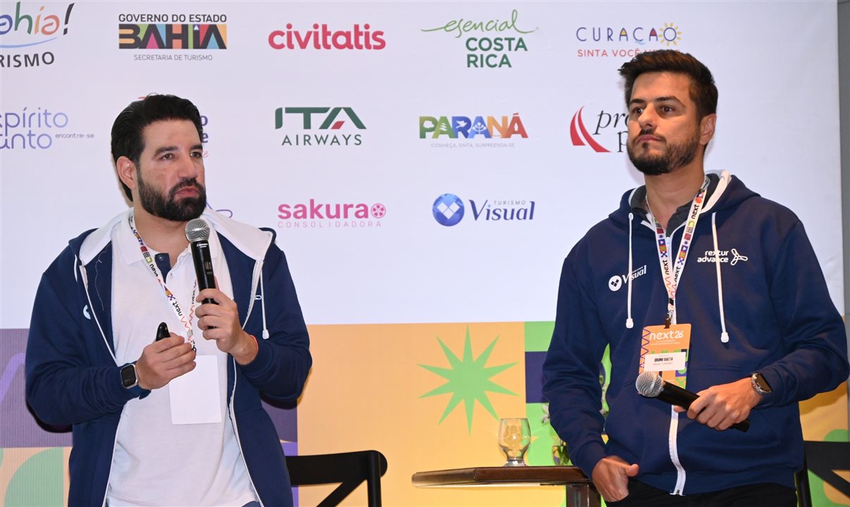 Hugo Lagares e Bruno Baeta, da Visual