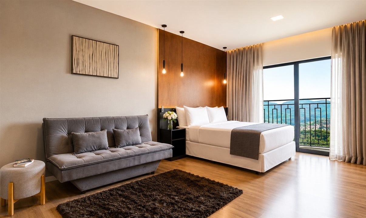 O Gran Paradiso Campos do Jordão Resort conta com 130 apartamentos e estrutura voltada para famílias, casais e mais