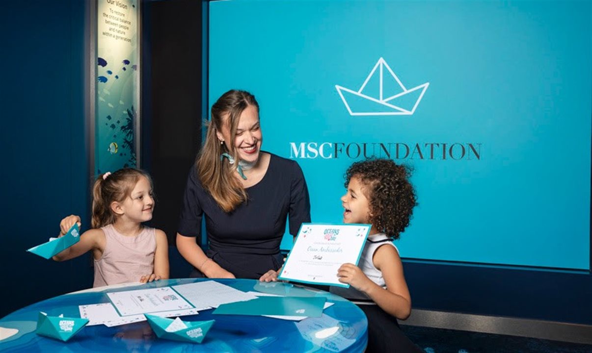 Sorrisos, certificados e inspiração vinda dos oceanos marcam o Oceans Day powered by MSC Foundation.