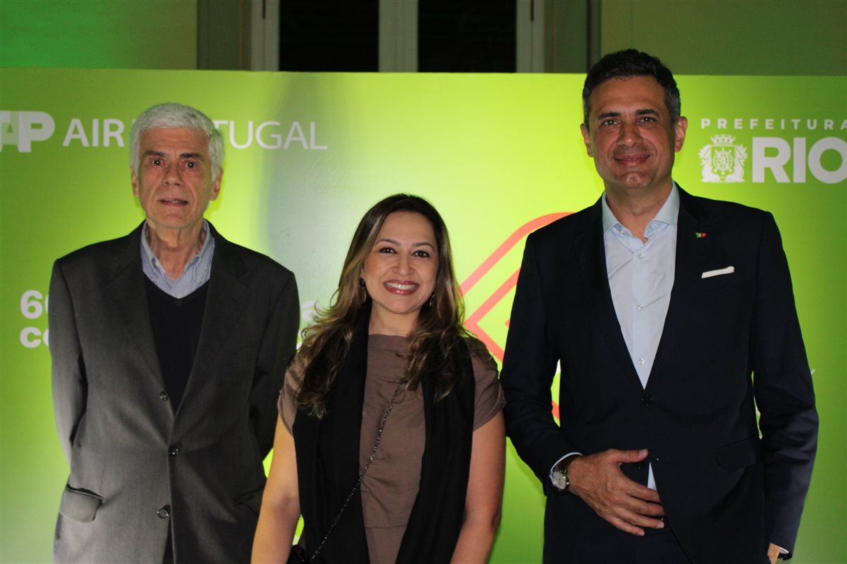 Carlos Antunes, Carlos de Oliveira e Luís Rodrigues, da Tap