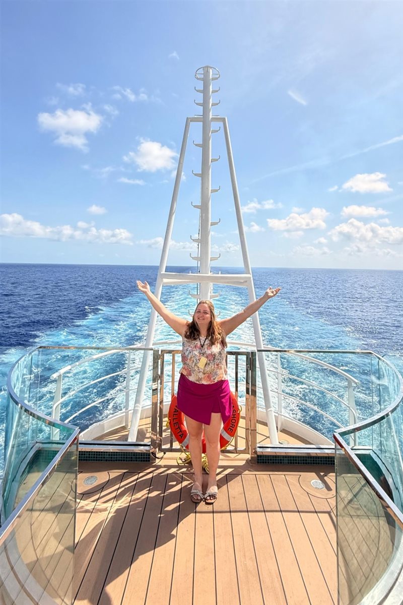 Pati no navio da MSC Cruzeiros