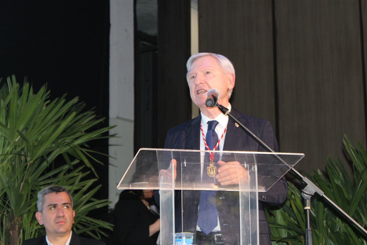 Marina Marinho, presidente do Fornatur, e Leonaldo Paranhos, ex-secretário de Turismo do Paraná 