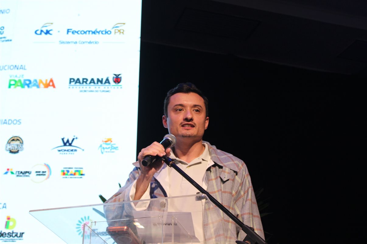 Jin Bruno Petrycoski, secretário de Turismo de Foz do Iguaçu