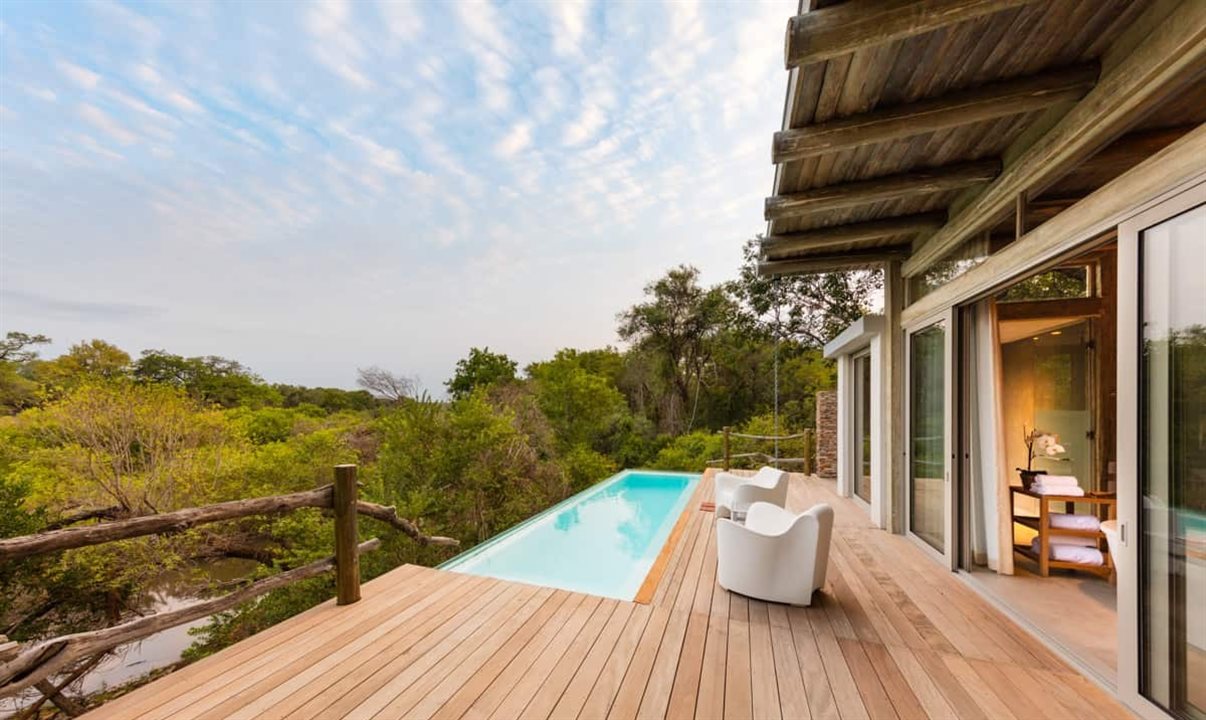 O primeiro lugar entre os hotéis de luxo do mundo ficou com o Kapama Karula, localizado numa reserva privada dos chamados