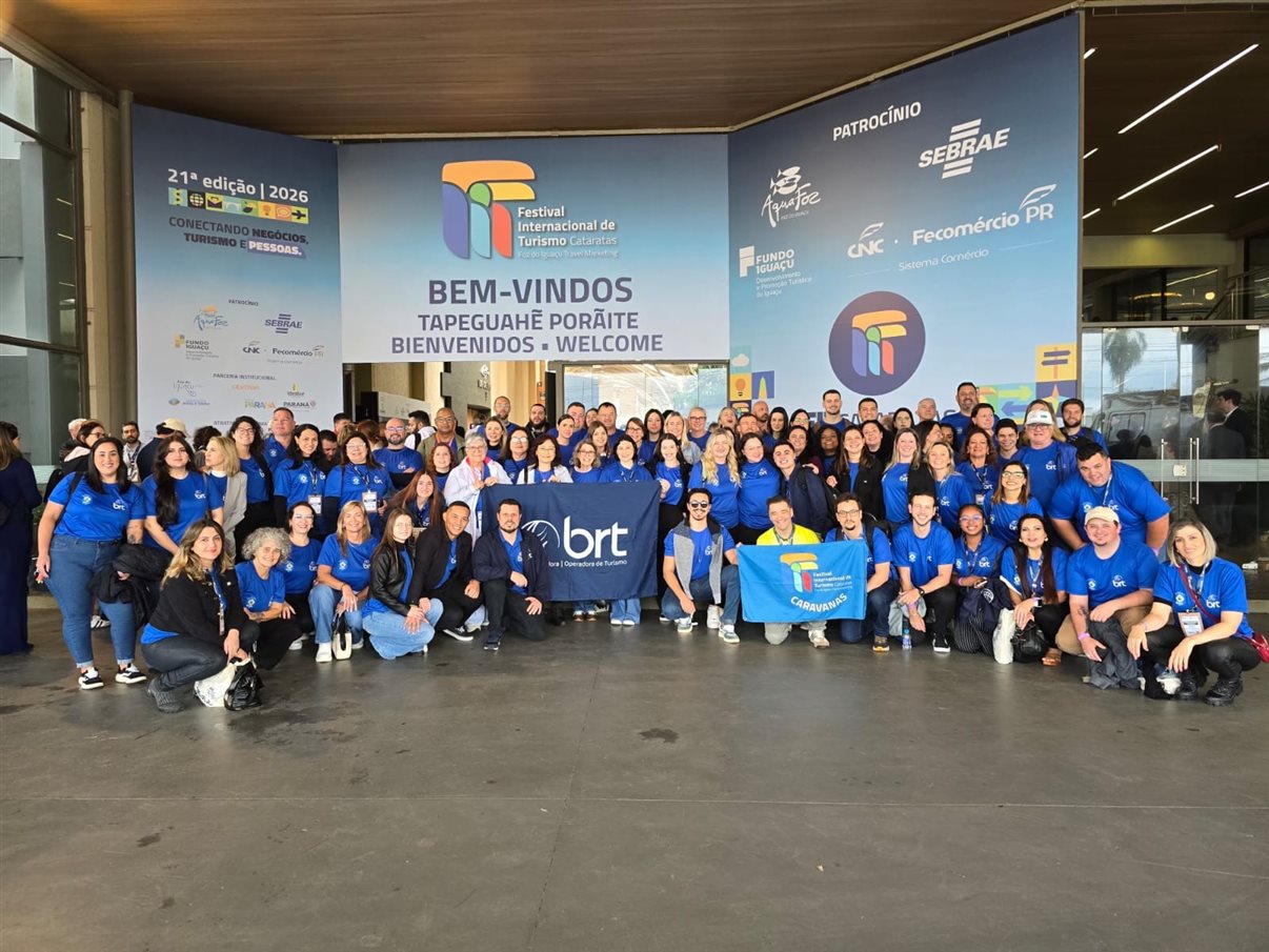 Grupo BRT leva mais de 120 agentes de viagens à FIT Cataratas