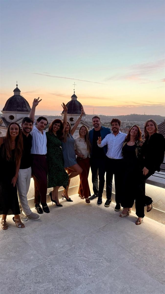 Brasileiros no Hassler Roma em famtour promovido pela Flospitality