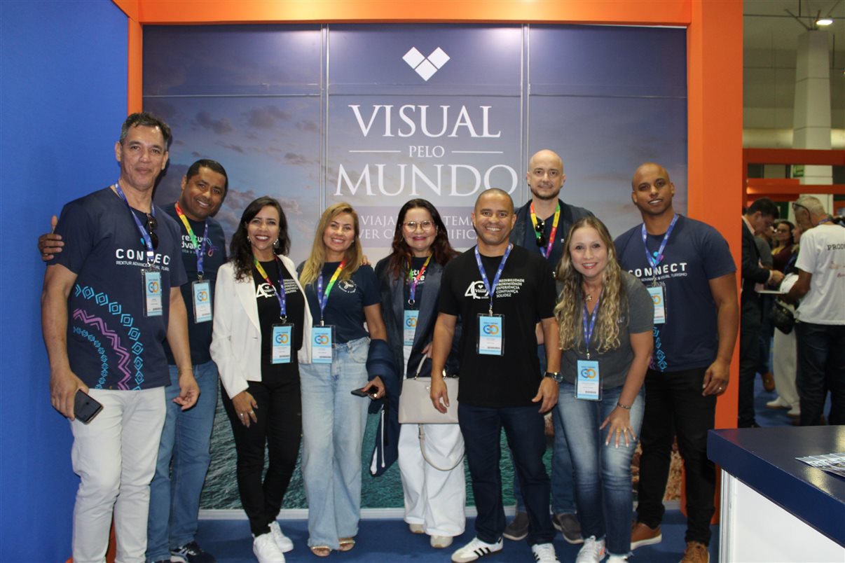 Barbara Carrer, da Sixt, Mario Miranda, da Itaparica, Jaqueline Chaves, da Sixt, Celso Brito, do Tororomba Resort, Marcos Almeida, da Itaparica, e Rodrigo Martins, da Nativos Jalapão