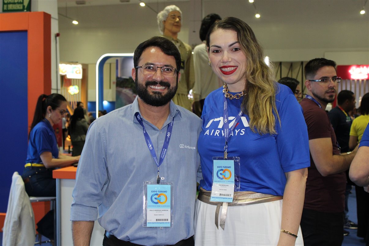 Tay, da Flytour, Filipe Rodrigues, da Flytour, Jordane Araújo, da Reservia, Nelson Dominicis, da Reservia, Giselly Moura, da BeFly, e Keliane, da Reservia