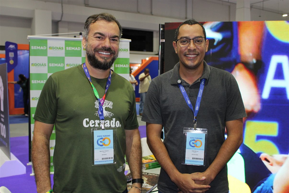 Junior Oliveira e Aldo Jr, da prefeitura de Formosa