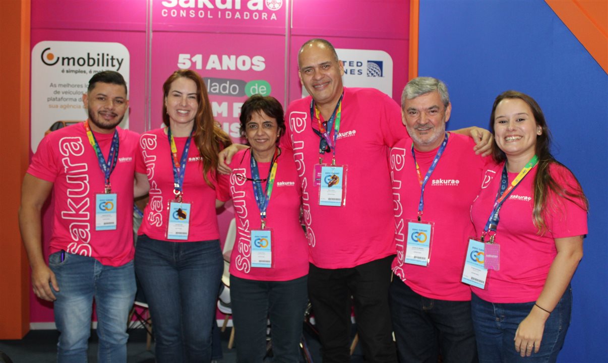 Jorge Santos, Tainara Dini, Luanea Pires, Elcio Vieira, Douglas Mendes e Fuvia Esteves