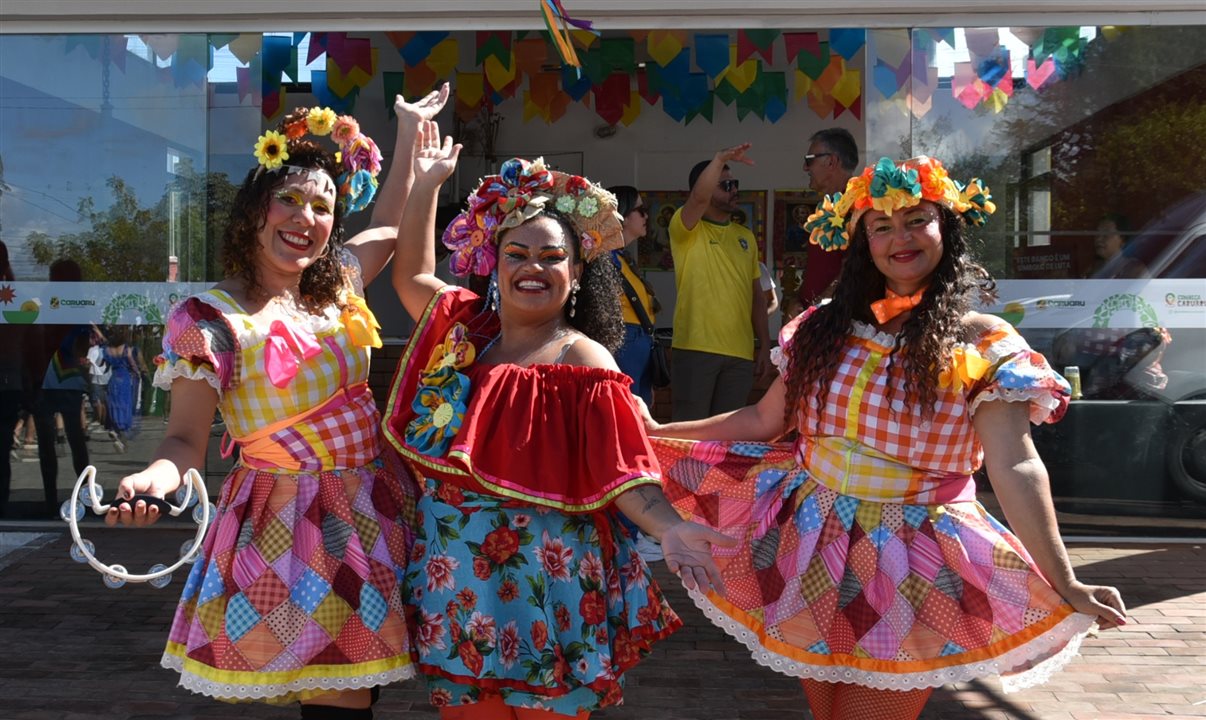 A alegria está espalhada por toda a cidade