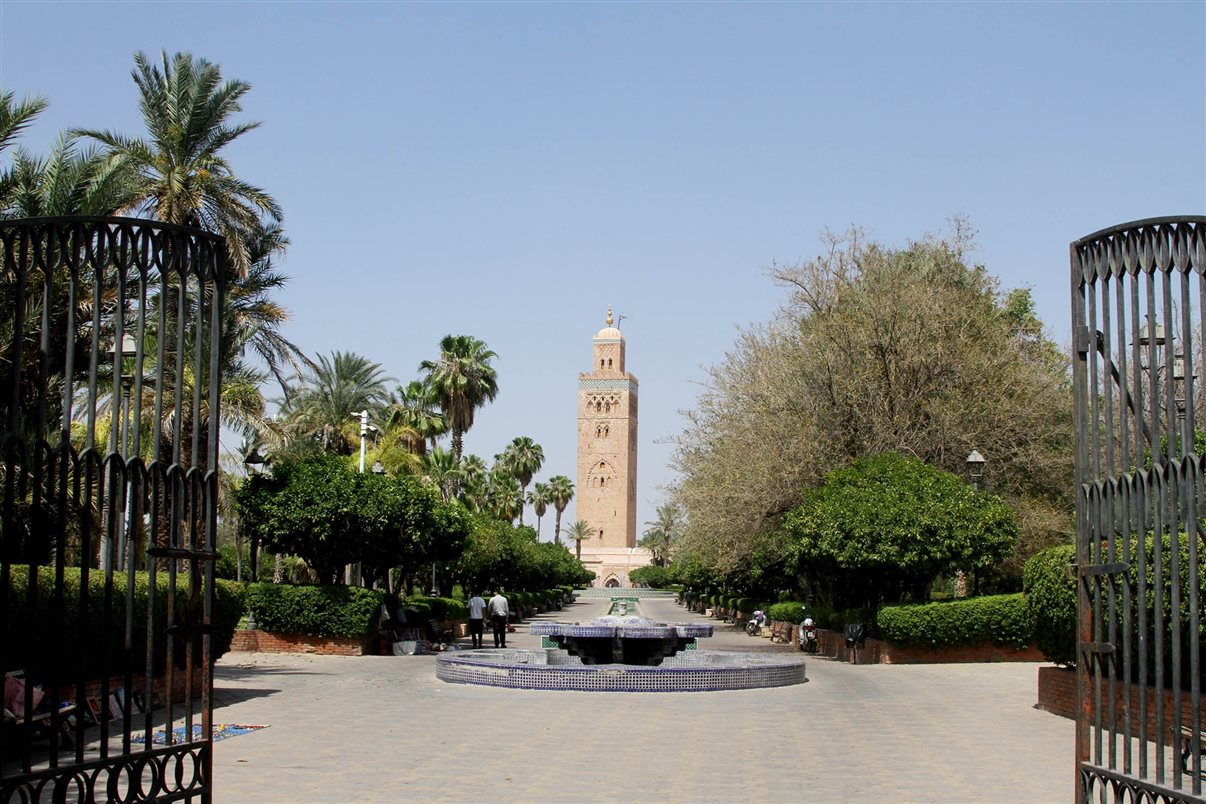 Mesquita Koutoubia em Marrakech