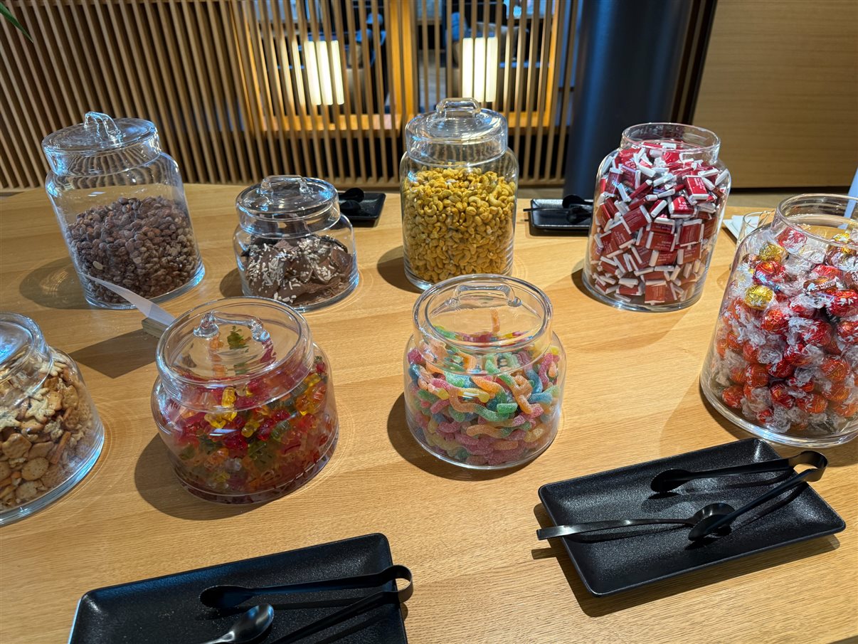 Snacks suíços à vontade